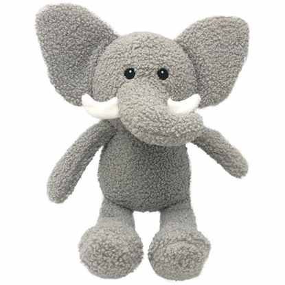 Picture of Wooly Elephant Plush Dog Toy 35cm | Soft Squeaky Toy
